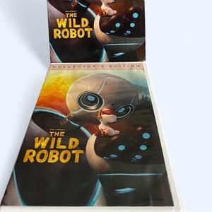 Dreamworks The Wild Robot Blu-ray DVD - Black, Blue, Yellow